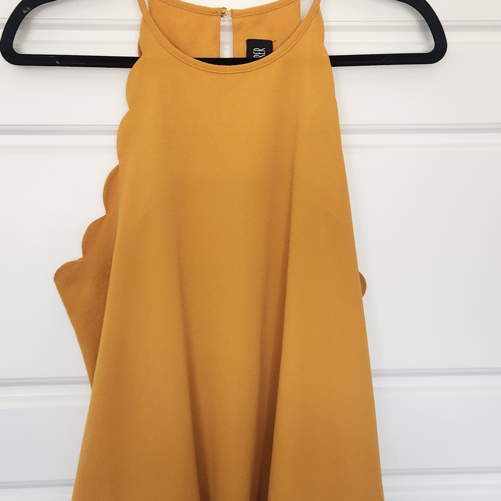 Sweet Wanderer Golden Tank Top